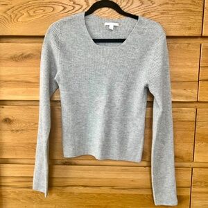 Lunya Grey Cashmere Sweater sz Large